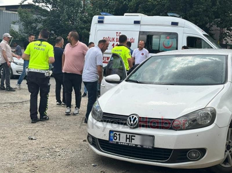 Aniden yola çıktı otomobil çarptı