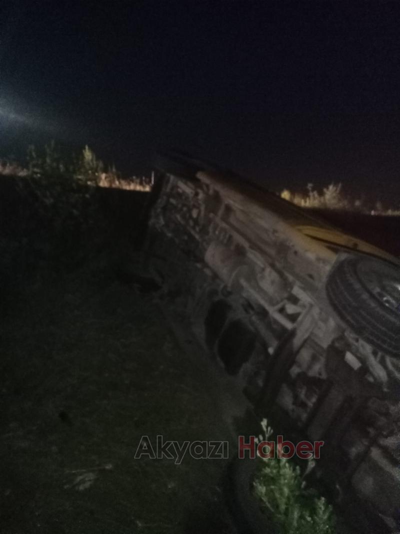 Minibüs şarampole uçtu