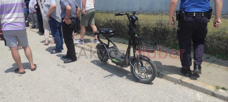 Elektrikletli bisikletten düşen genç ölümden döndü