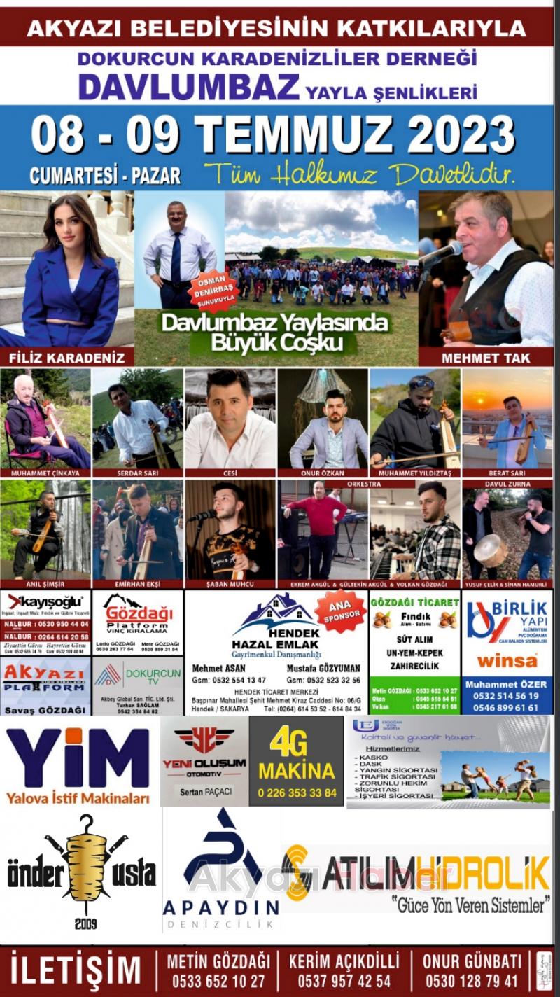 Davlumbaz Yayla Şenlikleri 2023