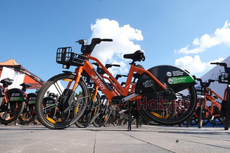 Büyükşehirin yeni elektrikli bisikletleri hizmete başladı