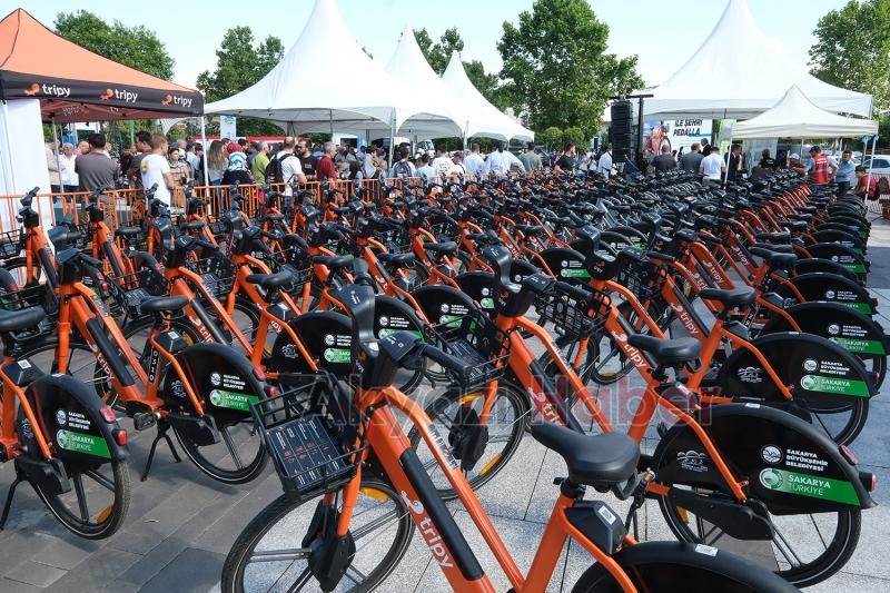 Büyükşehirin yeni elektrikli bisikletleri hizmete başladı