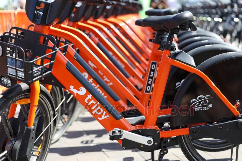 Büyükşehirin yeni elektrikli bisikletleri hizmete başladı