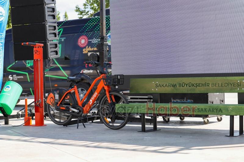 Büyükşehirin yeni elektrikli bisikletleri hizmete başladı