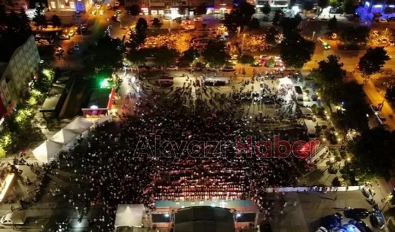 Sakaryada 15 Temmuz Demokrasi ve Milli Birlik Günü programı