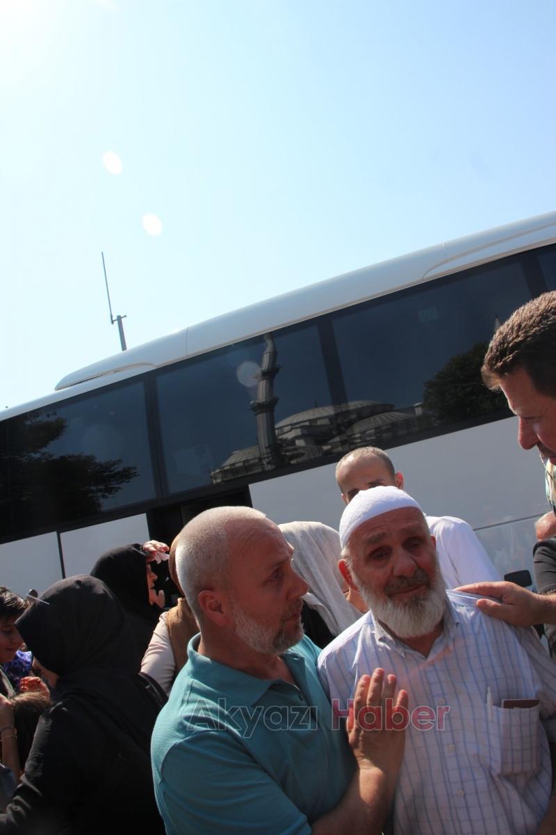 Akyazı'da hacılar için karşılama töreni