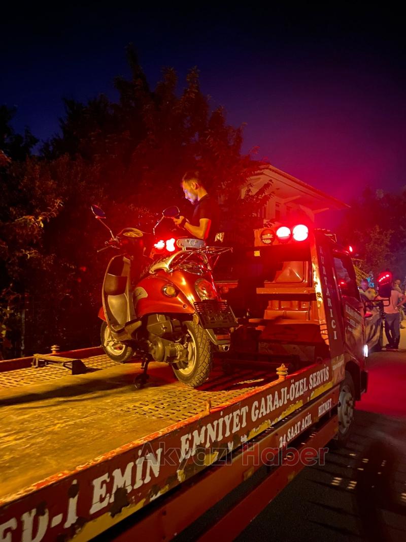 Akyazıda motosiklet denetimi