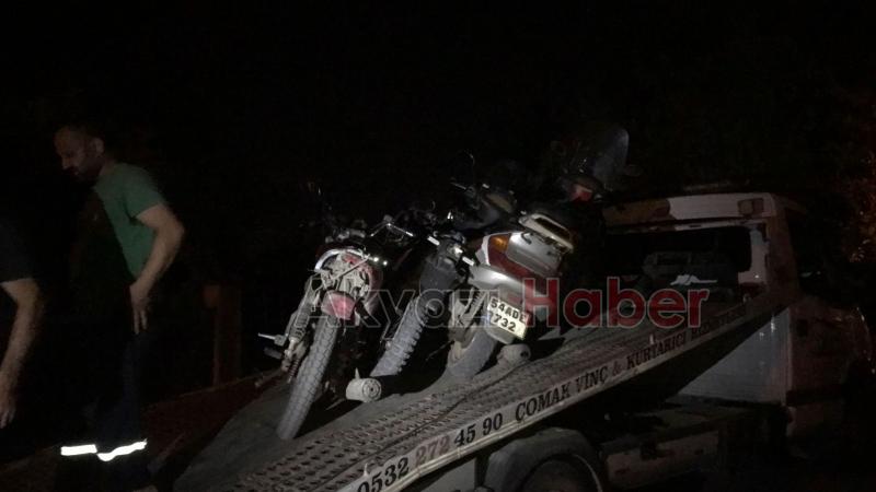 Akyazıda motosiklet denetimi