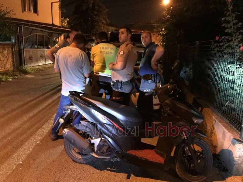 Akyazıda motosiklet denetimi