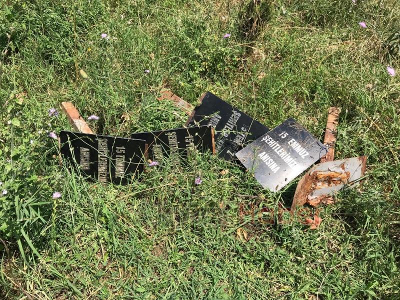 15 Temmuz Şehitleri ve Milli İrade Ormanı'nı dikenlerle kaplı