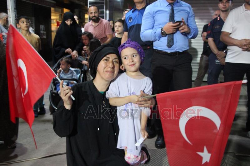 Akyazıda Demokrasi ve Milli Birlik Günü etkinliği