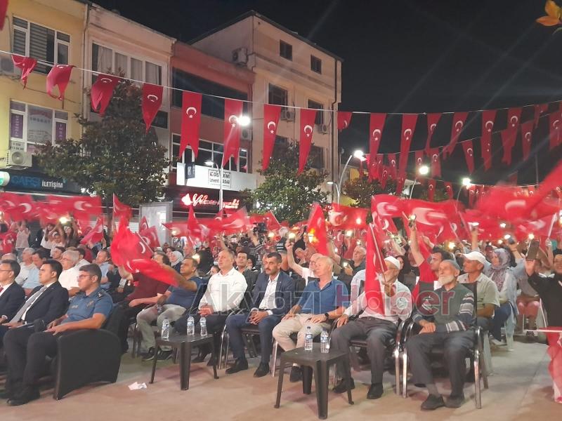 Akyazıda Demokrasi ve Milli Birlik Günü etkinliği