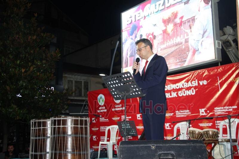 Akyazıda Demokrasi ve Milli Birlik Günü etkinliği