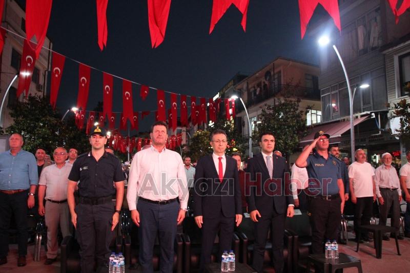 Akyazıda Demokrasi ve Milli Birlik Günü etkinliği