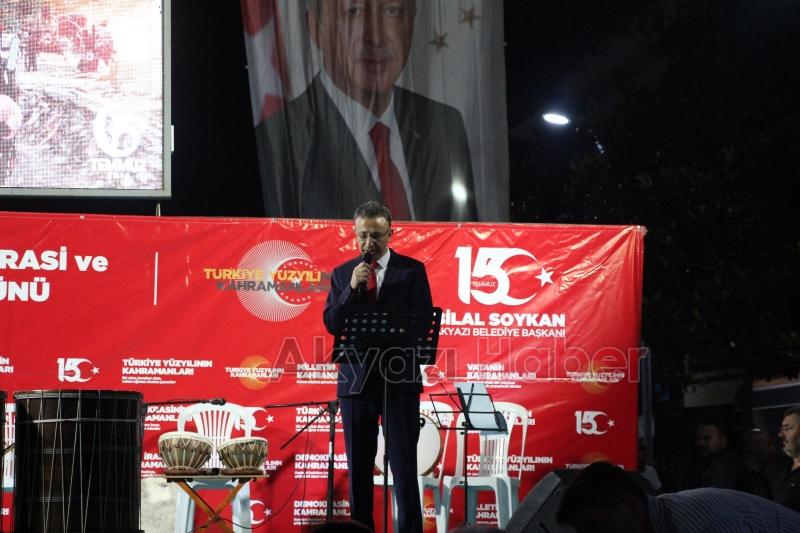 Akyazıda Demokrasi ve Milli Birlik Günü etkinliği