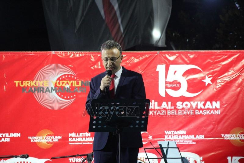 Akyazıda Demokrasi ve Milli Birlik Günü etkinliği