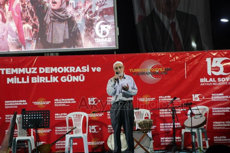 Akyazıda Demokrasi ve Milli Birlik Günü etkinliği