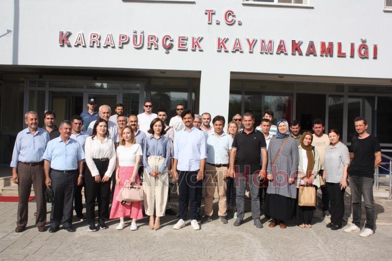 Karapürçek Kaymakamı veda etti