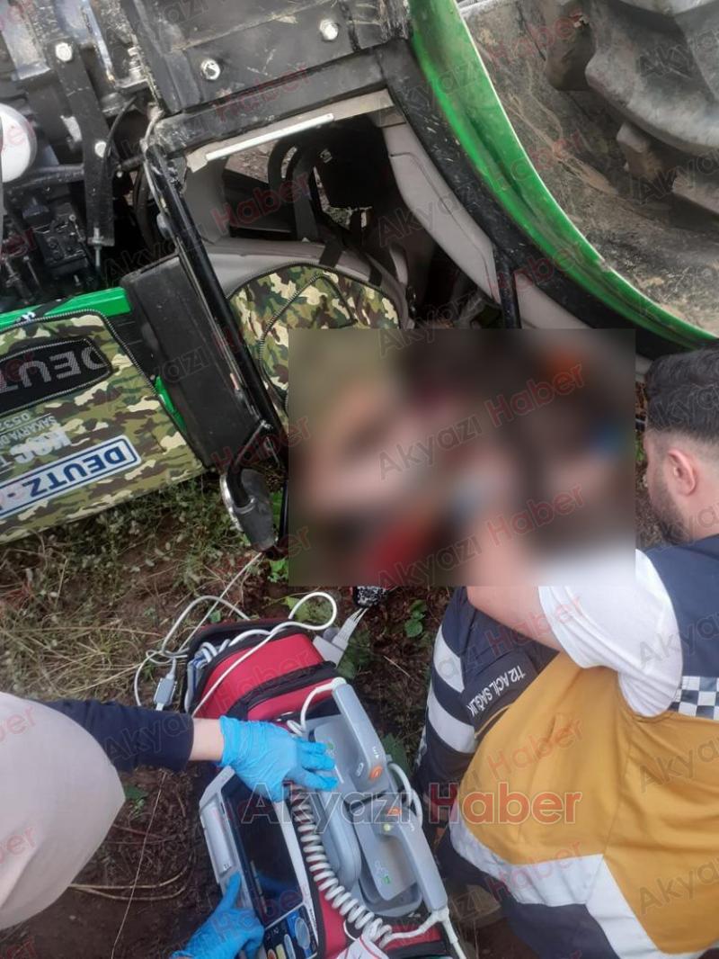 Traktör altında kalan genç kadın hayatını kaybetti