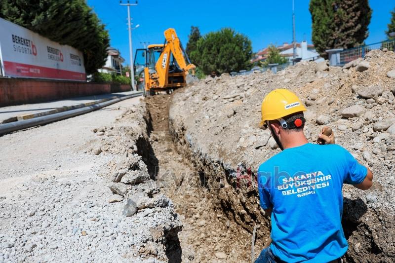 Büyükşehirden Akyazı’nın altyapısına aynı anda 3 yeni proje