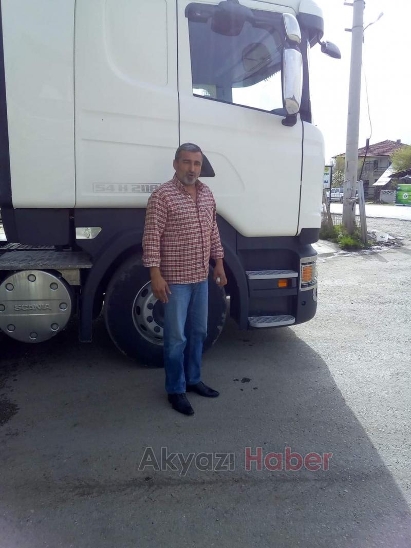 Akyazılı tır şoföründen acı haber