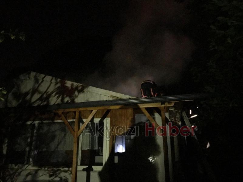 Seyfeler Mahallesinde yangın