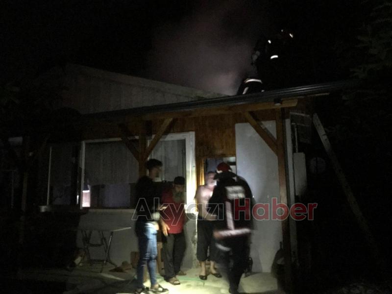 Seyfeler Mahallesinde yangın