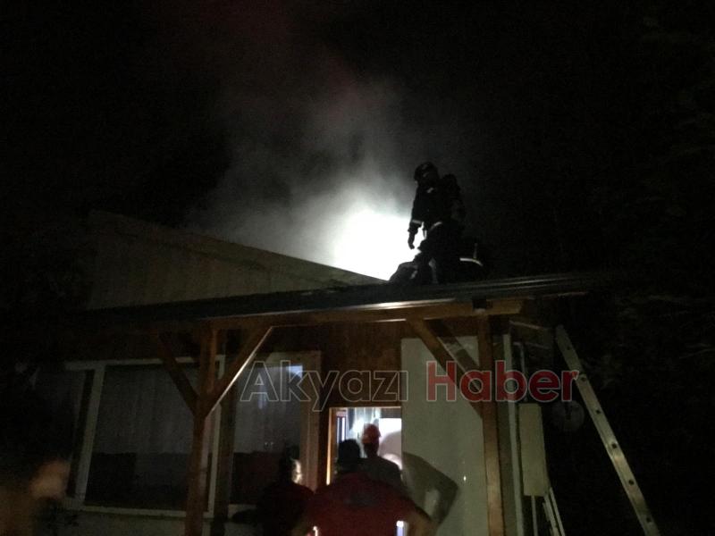 Seyfeler Mahallesinde yangın