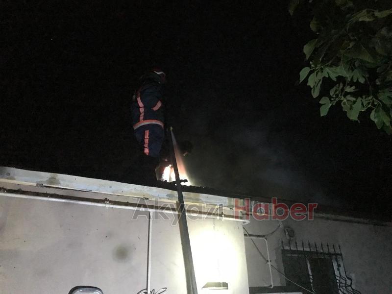 Seyfeler Mahallesinde yangın