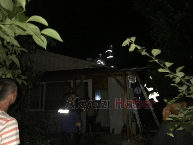 Seyfeler Mahallesinde yangın