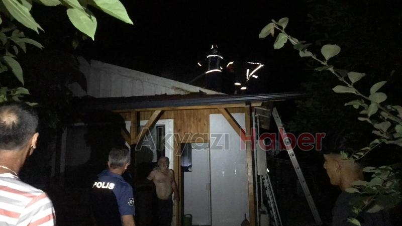 Seyfeler Mahallesinde yangın