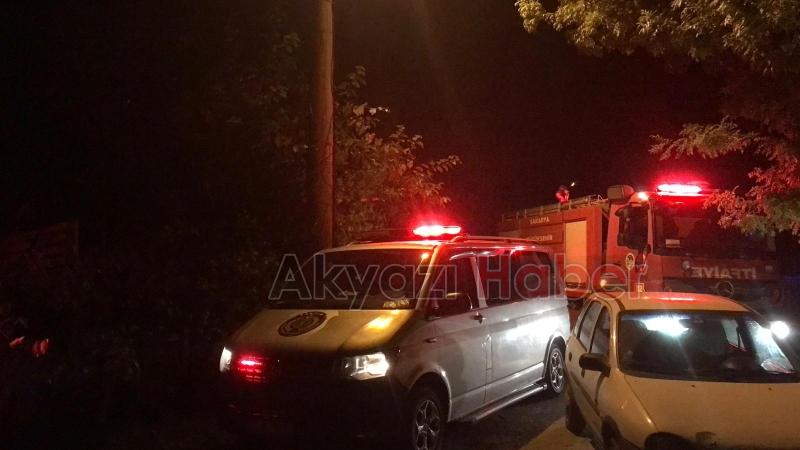 Seyfeler Mahallesinde yangın