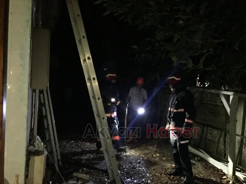 Seyfeler Mahallesinde yangın