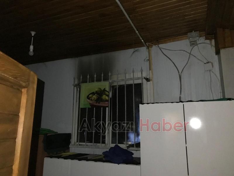 Seyfeler Mahallesinde yangın