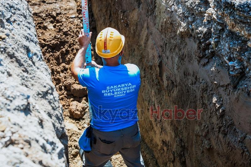 Büyükşehirden Hastane Mahallesi’ne yeni kanalizasyon hattı