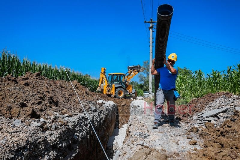 Büyükşehirden Hastane Mahallesi’ne yeni kanalizasyon hattı