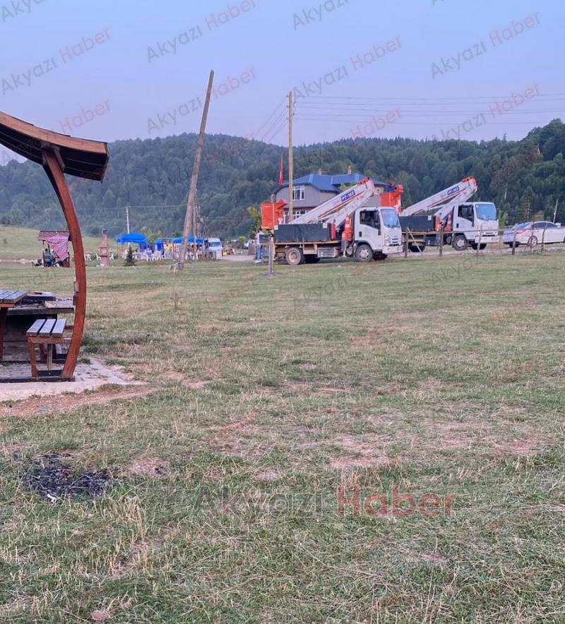 Yaylada akıma kapılan kişi yaralandı