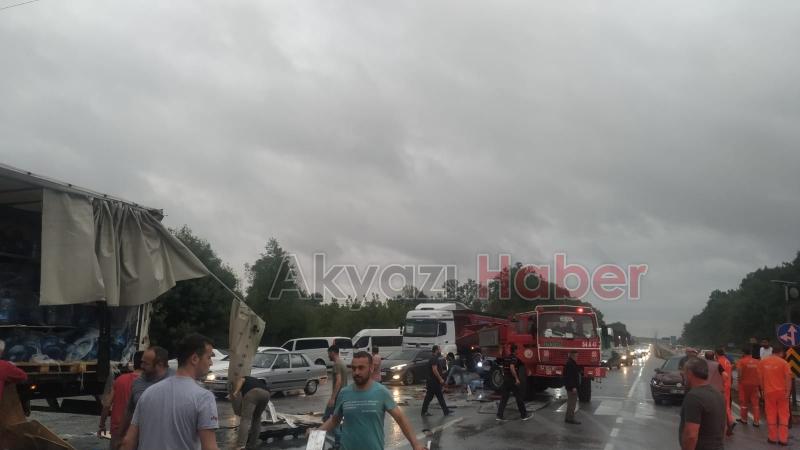 Kızılcıkormanda zincirleme kaza