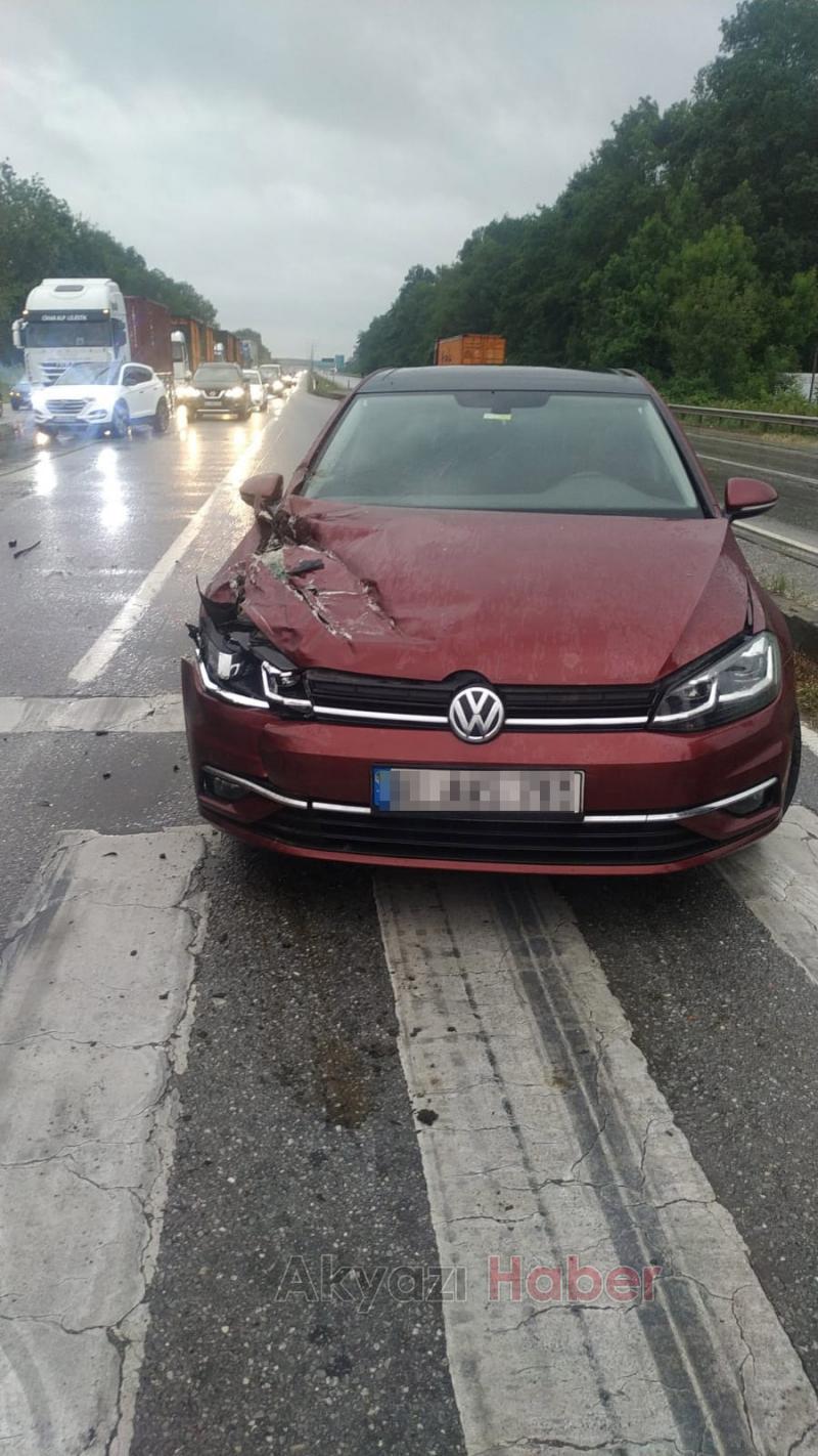 Kızılcıkormanda zincirleme kaza