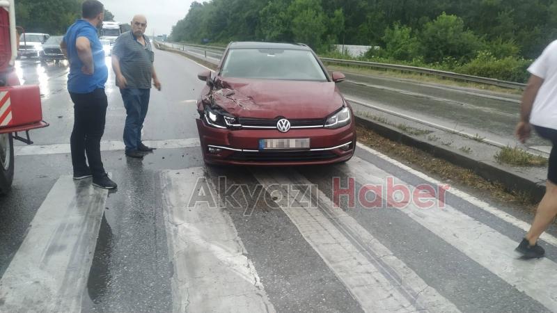 Kızılcıkormanda zincirleme kaza