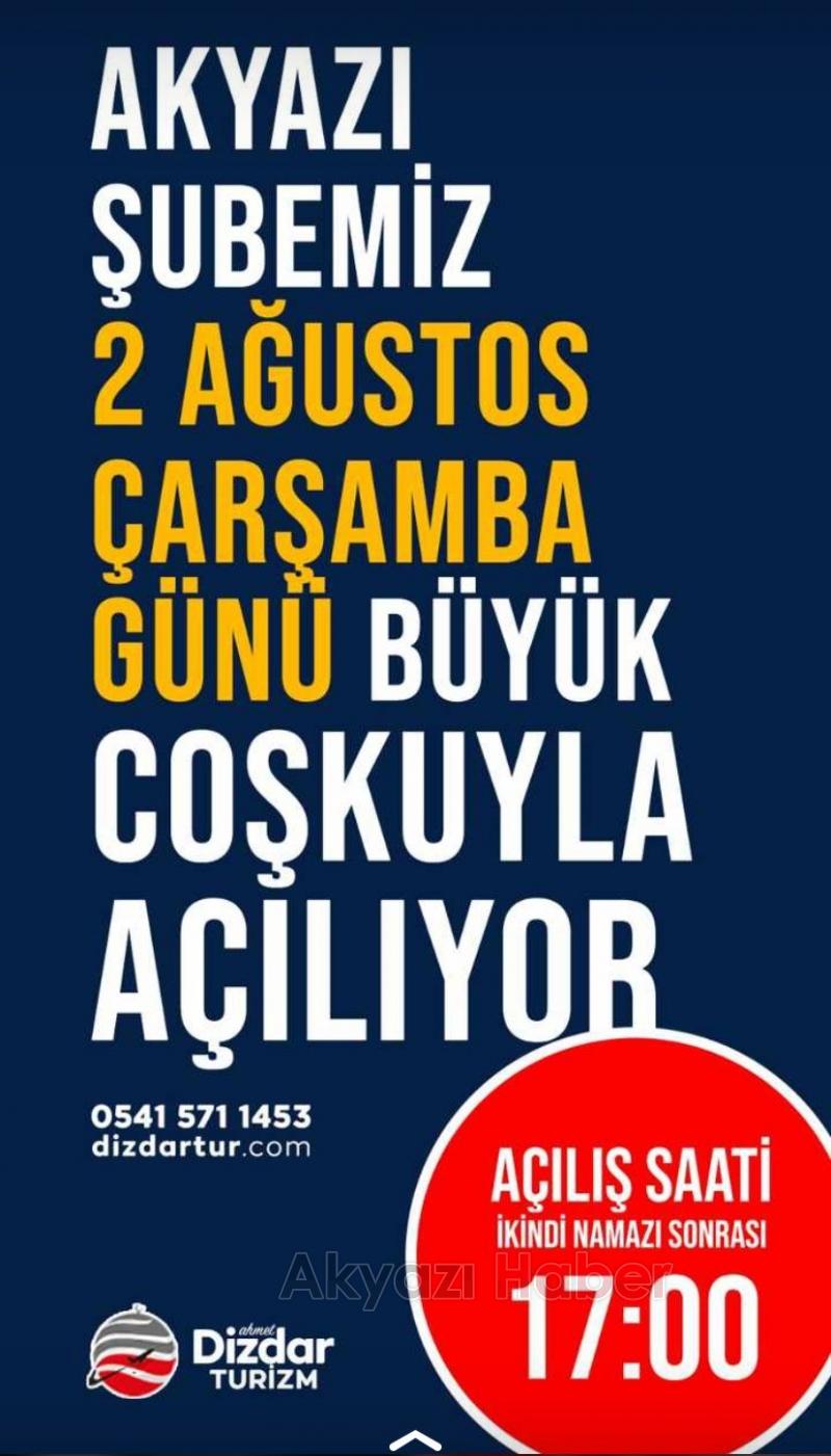 Dizdar Turizm'den açılışa davet