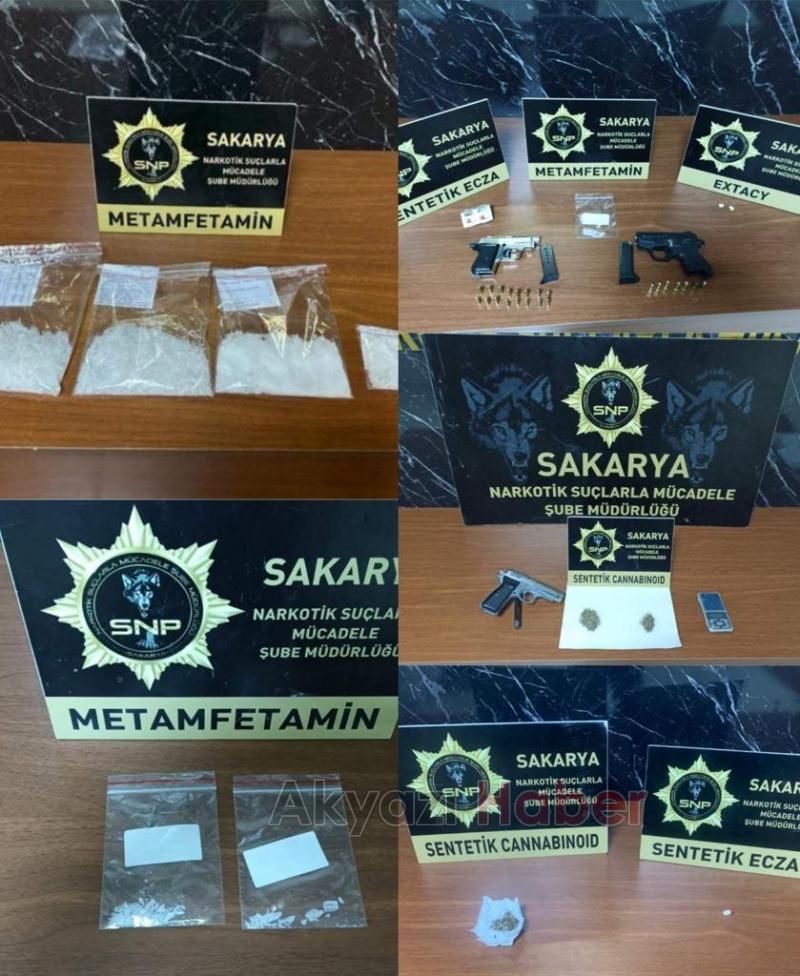 Sakarya narkotikten uyuşturucu operasyonları