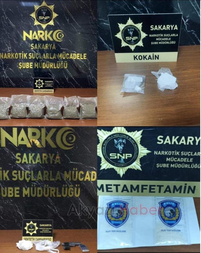 Sakarya narkotikten uyuşturucu operasyonları