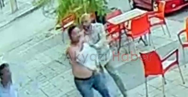 Yorgun mermi isabet etti yerinden fırladı: O anlar kamerada