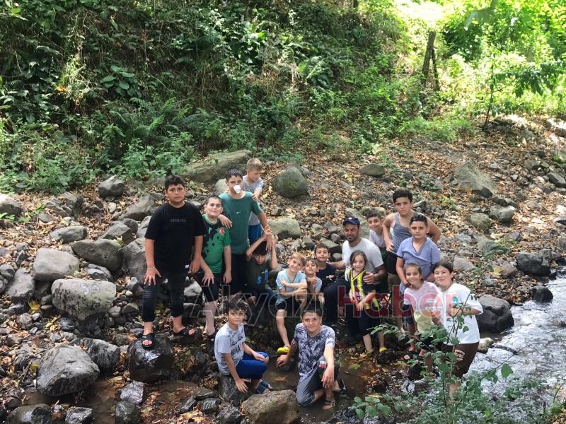 Yaz Kur'an Kursuna katılan öğrencilere piknik