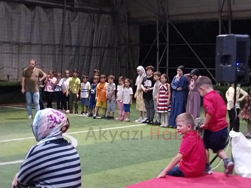 Kuran Kursu öğrencileri için şenlik