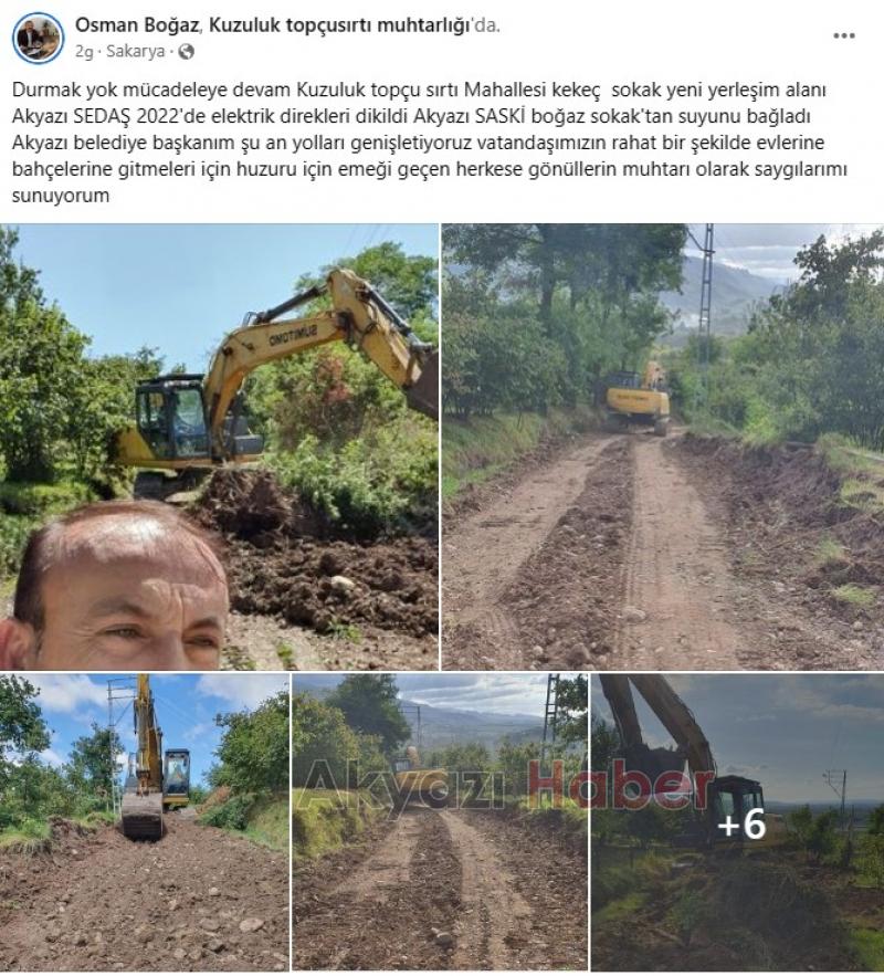 Kuzuluk'a hizmet yağıyor