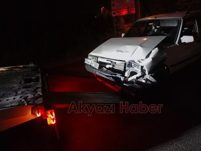 Kasiste yavaşlayan cipe çarptı