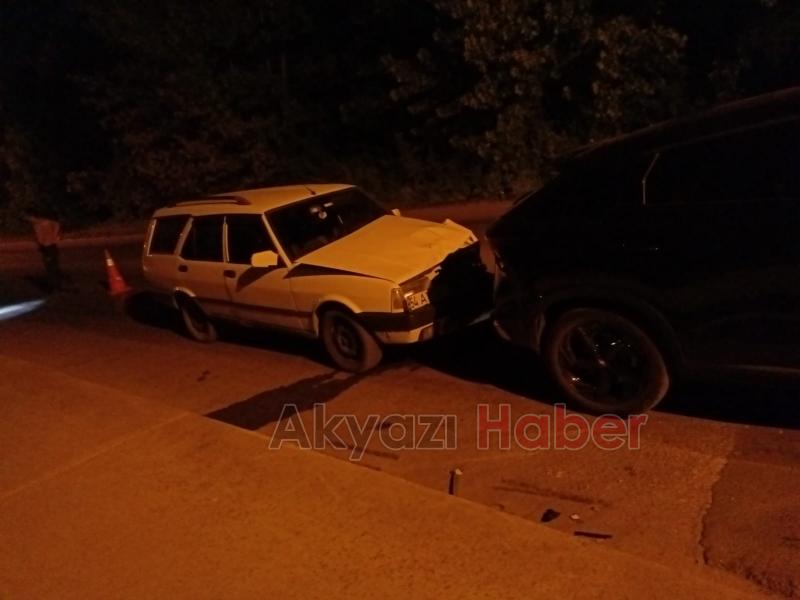 Kasiste yavaşlayan cipe çarptı