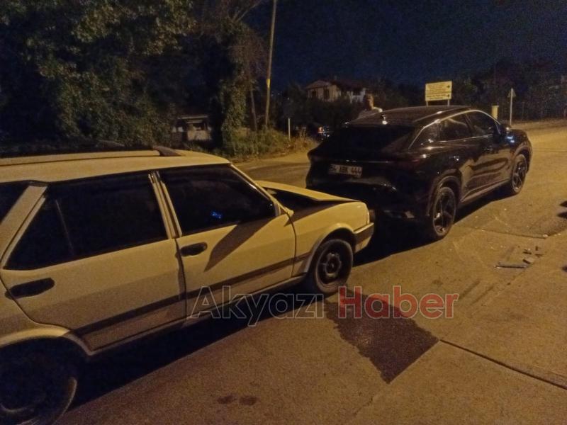 Kasiste yavaşlayan cipe çarptı